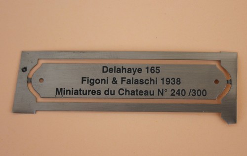 Heco miniatures chateau plaque - miniatures,