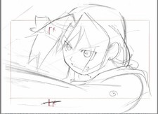 Fullmetal Alchemist brotherhood animation Genga Ed vs. Fu #3 not anime cel