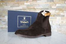 Tricker's Eu 44,5 Royaume-Uni 10,5 Bottes Bottines Gigio Café Neuf Autrefois