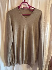 MONTAGUT  pull en cachemire  col v taille L / XL