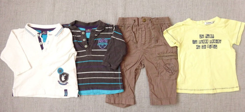 Lot vêtements shirt polo - t-shirt,