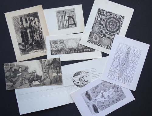 Lot gravures modernes et - de,