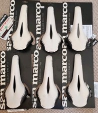Selle San Marco Saddle Concor Racing Arrowhead 134mm 278mm White black Road bike