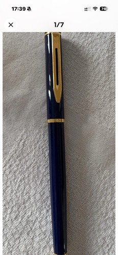 Stylo plume waterman bleu - plume,