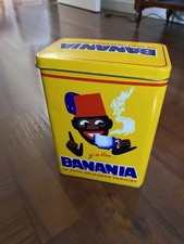 Banania Sheet Metal Advertising Box - Vintage
