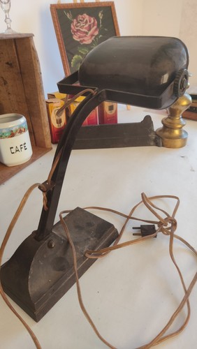Lampe bureau vintage - bureau, métal