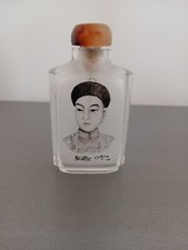 Tabatière en cristal taillé