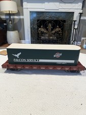 USA Trains 84368 Union Pacific Flat Car Piggy Back W Falcon Service Load (No Box