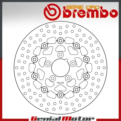Disque frein flot brembo ant - disque,