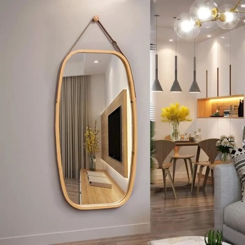 Miroir murale cadre bois - murale,