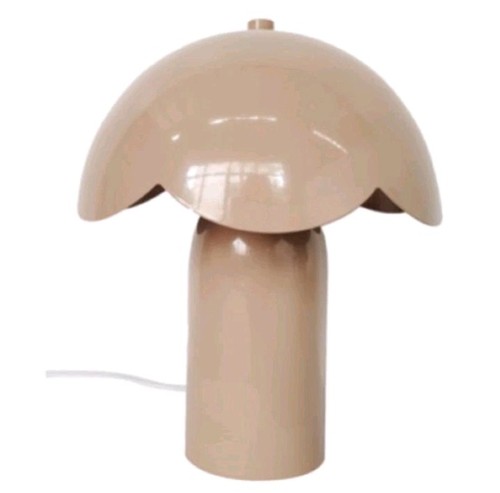 Lampe tulipe beige vintage - lampe,