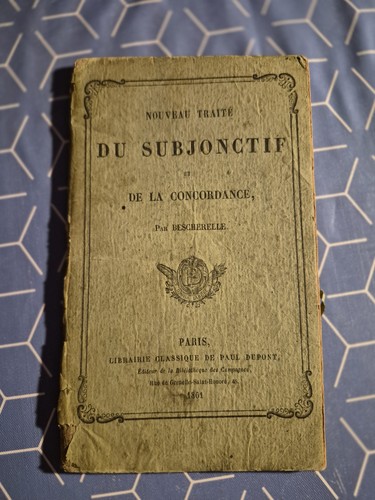 Livre ancien bescherelle 1861 - ancien,