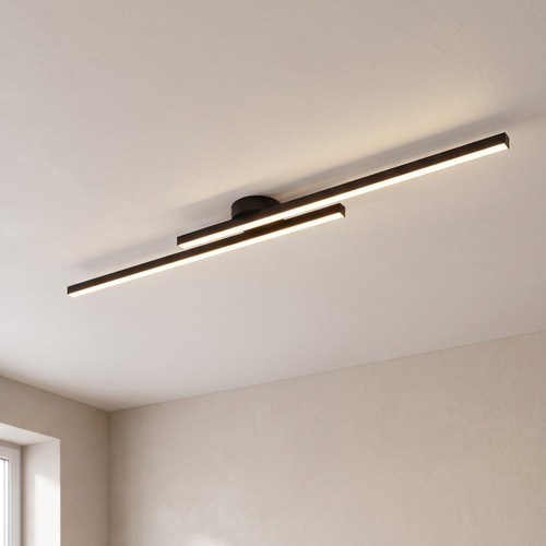 Plafonnier led linéaire noir - linéaire,