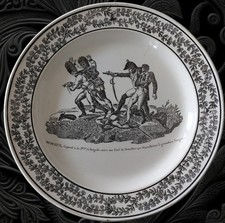 Assiette en faïence fine de