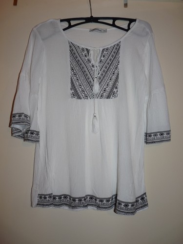 Haut tunique blouse - , blanc