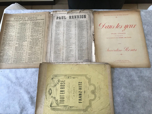 Partitions ancienne piano - 4,