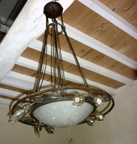 Superbe lustre art deco - lustre,