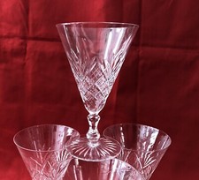 1 glass cut VAL SAINT LAMBERT 14.5 cm wine table water service VSL