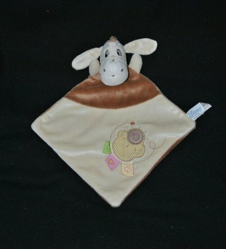 Peluche doudou bourriquet - , plat