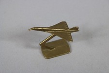 ZF1541 miniature plane gold metal BAC Sud Aviation Le Concorde 77x40x62mm