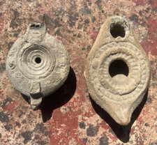 Lot de 2 lampes à l'huile -