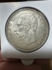 5 Francs 1873 Léopard II Roi