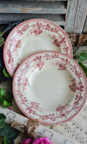 Anciennes assiettes creuses - 2,