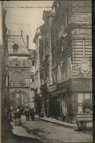 Rouen large horloge - rouen,