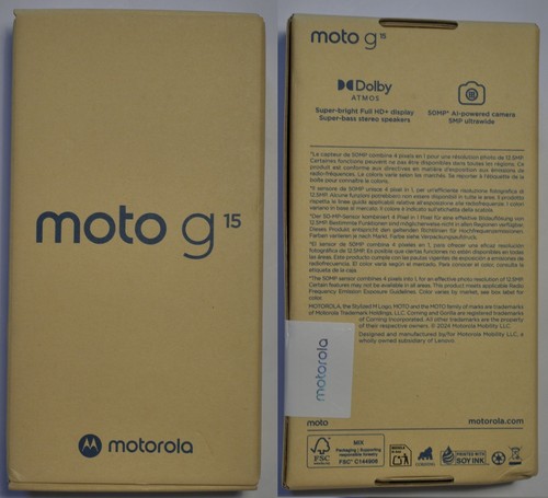 Motorola g15 8gb 128gb neuf - 8gb/128gb, .