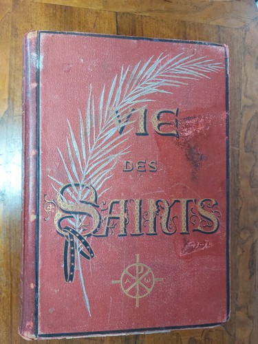 Livre vie des saints - vie,