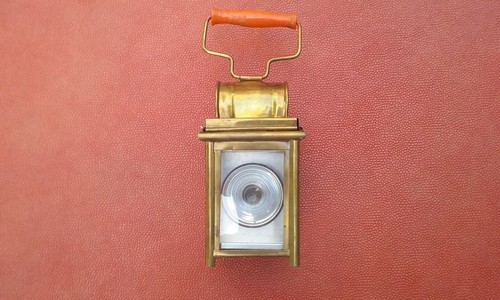 Lampe lanterne chemin - chemin, fer