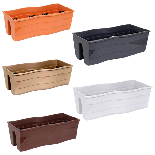 Bac fleurs wave pour balcon - fleurs,