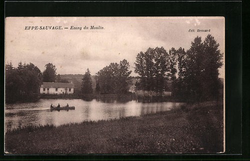 Cpa eppe sauvage - cpa, etang