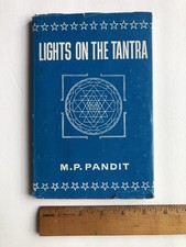 VTG Lights On The Tantra Sacred Geometry Occult Mystics Hinduism Pandit Book 