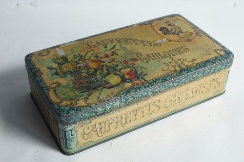 Boîte tôle lithographiée