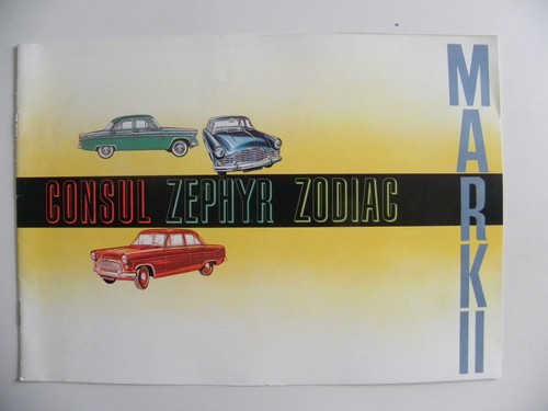 Brochure ford consul zodiac - ford,