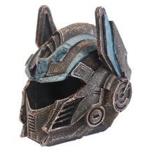 Aquarium Poisson Décoration Steam Punk Casque, Transformer Ou Robot Style 12cm