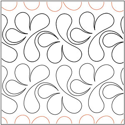 Pantograph pattern quilting - pantograph,