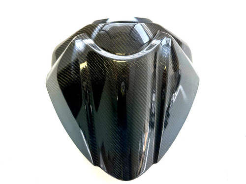 Carbon fiber solo seat cowl