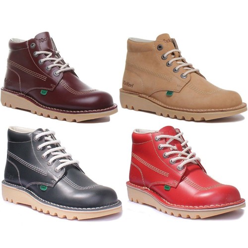 Bottes cuir lacets - bottes,