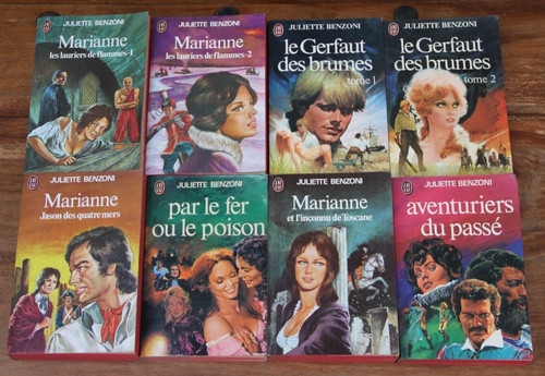 Juliette benzoni lot de 8 - juliette,