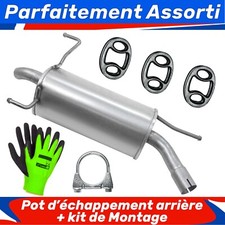 Pot d’échappement arrière