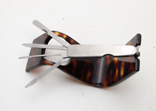 Sommer Paris Inox Smoking  Pipe Cleaning MultiTool Tamper with leather case