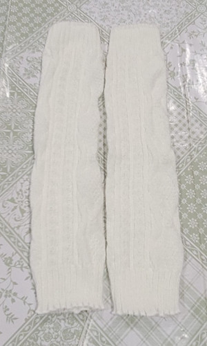 Paire guetre coloris blanc - paire,