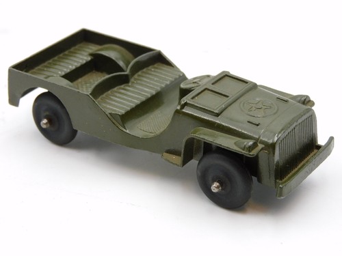 Tootsietoy army jeep willys - army,