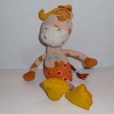 Giraffe White Square Blanket