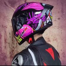 Casque Moto Homme Femme Double