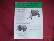 ANCIEN PROSPECTUS   PUBLICITAIRE  EPANDEUR DE LISIER   CAVALMORETTI