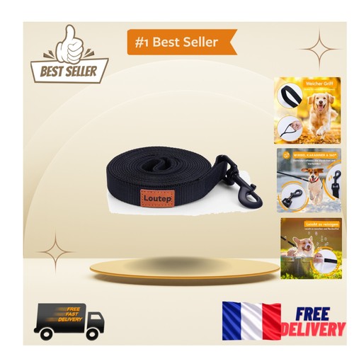 Laisse pour chien nylon 5m - chien,