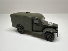 Solido Dodge WC54 Enclosed Military Vehicle USA WWII US Army Jeep